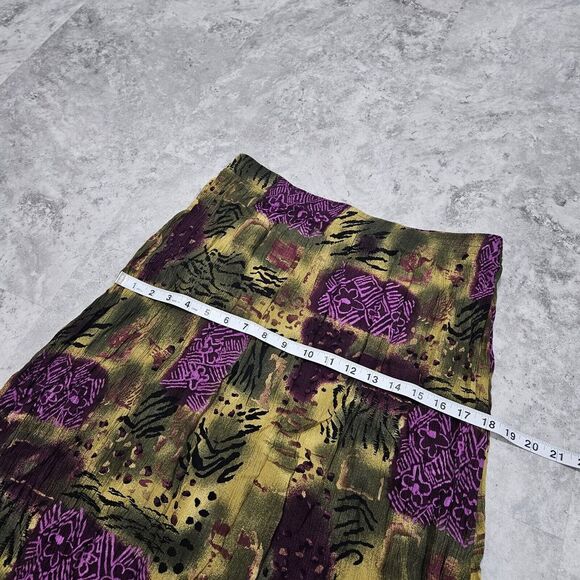 Dressbarn‎ Women Skirt Large Multicolor Geometric Midi Boho - Picture 6 of 9